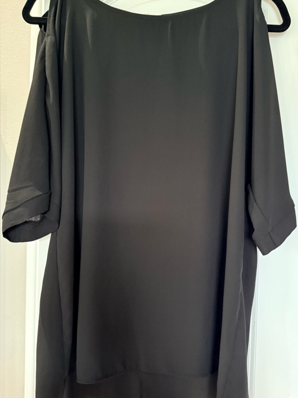 Pleione Black Short-Sleeve Crewneck Tee